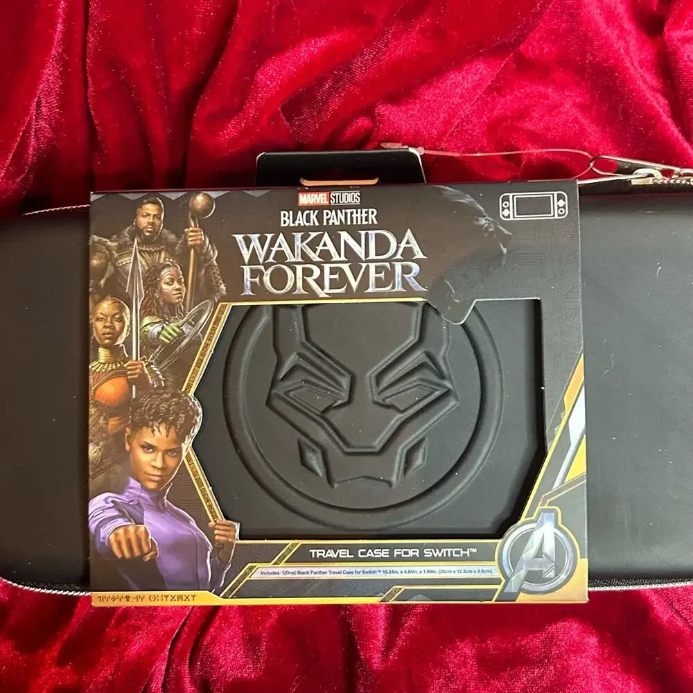♡ New Marvel Black Panther Wakanda Forever Nintendo Switch Case